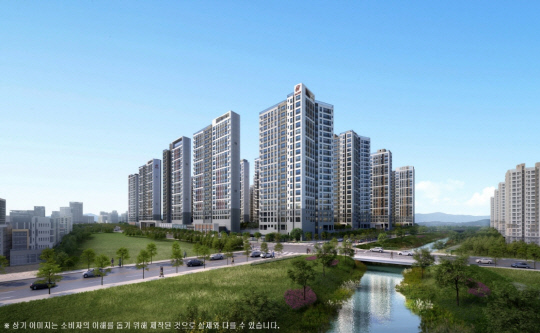 힐스테이트 첨단센트럴 투시도. 현대엔지니어링 제공.